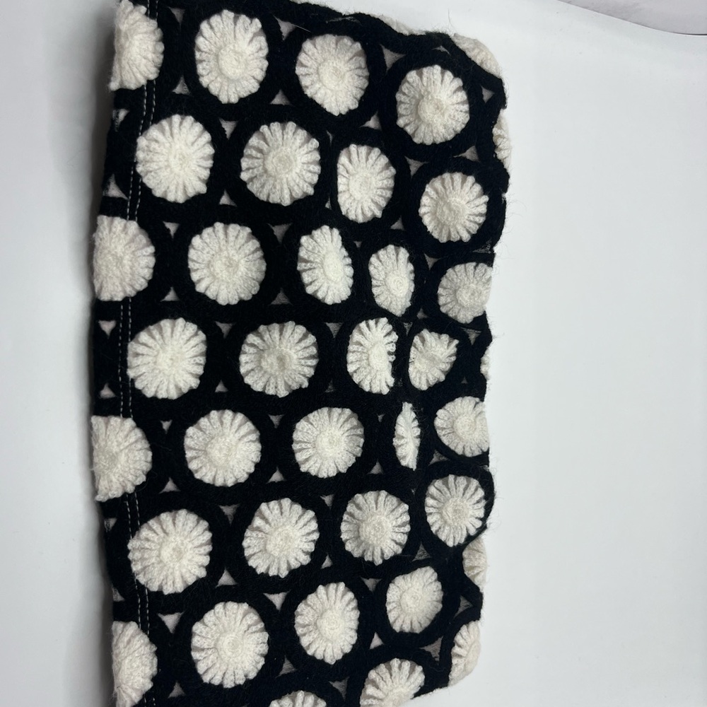 Black and White Patterned Tube Top